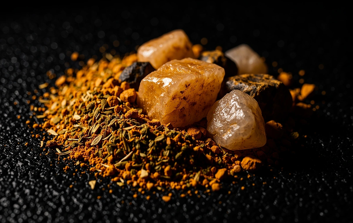 Tekstur mineral mentah